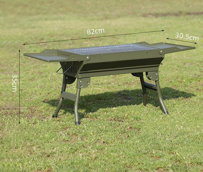 Parrilla plegable para camping y picnic