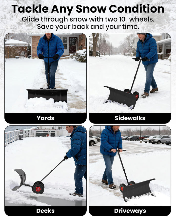 Pala de nieve multifuncional